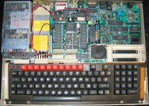 Acorn BBC Master 512 with top cover removed