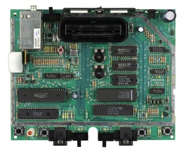 NTSC 7800 board with the shields removed