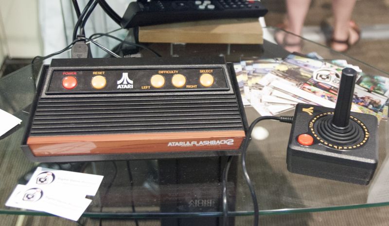 File:Atari Flashback 2 with joystick.jpg