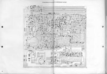 Amstrad PC-MM main PCB layout