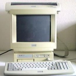 Amstrad PCW 10 with printer and keyboard (Joyce Computer Club)