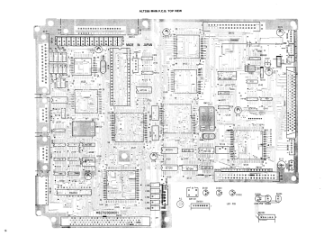 Amstrad ALT286 main PCB layout