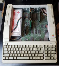 Platinum IIe motherboard showing compact Extended 80-Column card