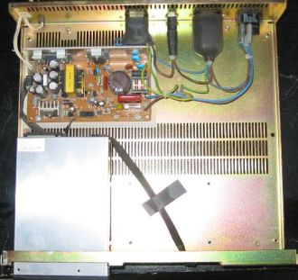 Acorn BBC Master Compact disc unit opened
