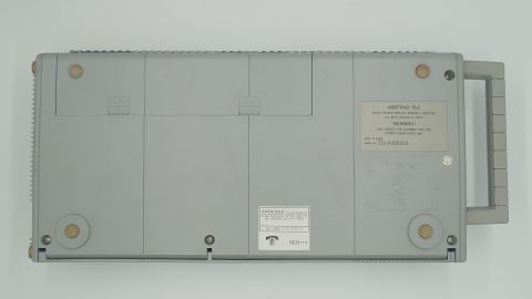 Underside, with the battery cover and PPC640D rating label