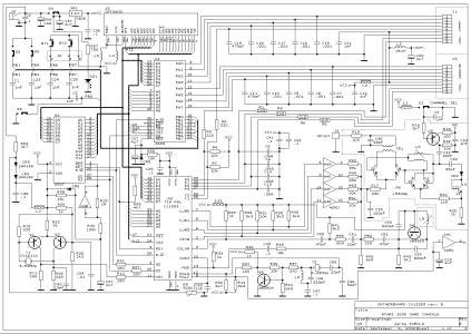 PAL board schematic, sheet 1