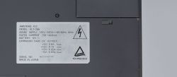 Amstrad ALT-286 rating label