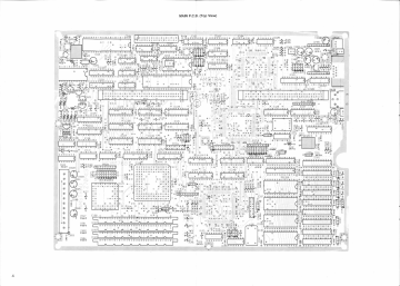 Amstrad PC2386 main PCB layout