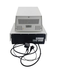 Rear panel showing ports and vents