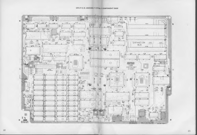 CPU board MC0032B (service manual pp. 22–23)