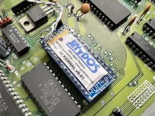 JiffyDOS 27128 EPROM in a C64C